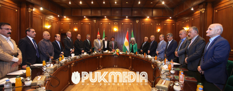 إجتماع أعضاء المكتب السياسي للإتحاد الوطني الكوردستاني 